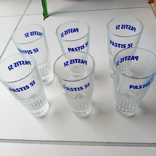 Verre vintage publicitaire lot