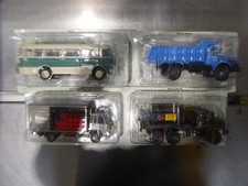 Lot de 4 camions miniatures Berliet 1/43 Véhicule collection Diecast BER57