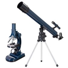 DISCOVERY - SCOPE SET 2 - Pack Télescope réfracteur 50/500 et Microscope Débuta