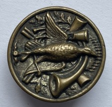 1 BOUTON en laiton " vénerie