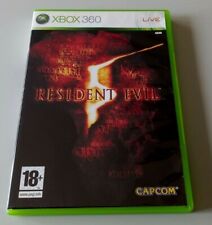 Jeu XBOX 360 "Resident Evil 5" complet en boîte version PAL (n°6547S)