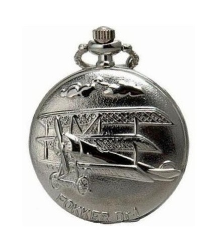 Montre gousset motif avion - gousset,