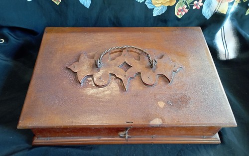 Ancien grand coffret boite - grand,