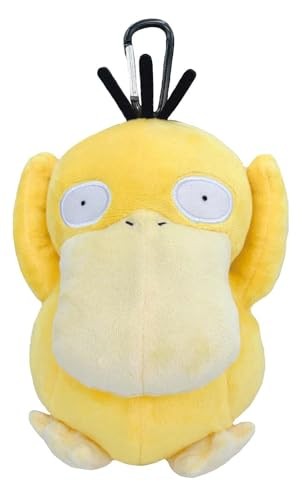 Pochette peluche mousqueton