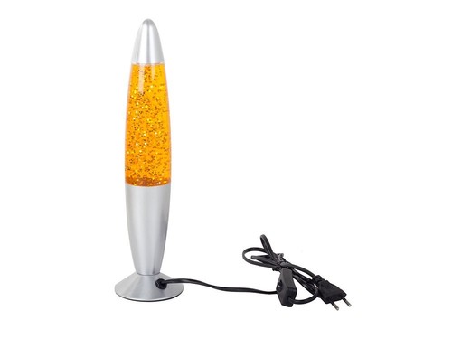 Lampe lava scintillement jaune - lampe,