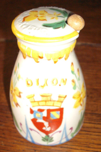Ancien pot moutarde - ancien,