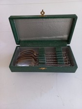 COFFRET de  6 petites Cuillères Argent Henri Soufflot