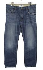 Timberland Earthkeepers Hommes Jeans W34 Coupe Standard Zip Fly Délavé Whiskers
