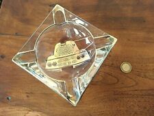 ANCIEN GROS CENDRIER CAMION UNIC IZOARD (SIMCA FIAT IVECO) - EN VERRE 60's