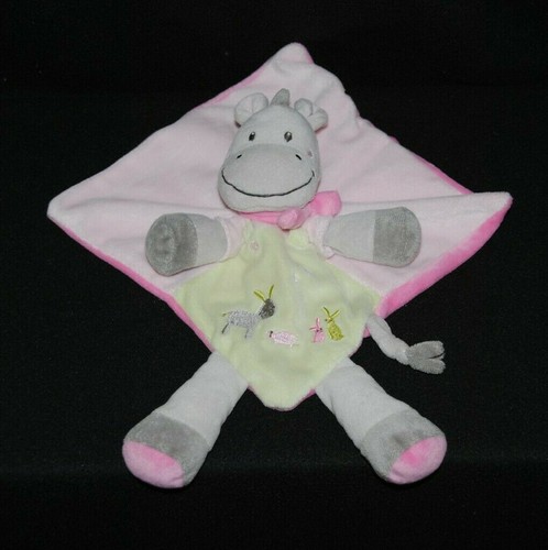 Doudou cheval âne plat