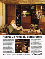 PUBLICITE  1977   HULSTA  meubles HORIZON