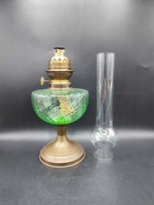 Superbe lampe à pétrole, Cuivre, Verre, Vintage