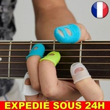 ✅ 10 PCS 5 Tailles Protecteurs Doigt Guitare Protecteur Silicone Musique Corde