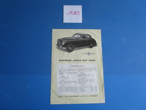 14869 borgward hansa - ,