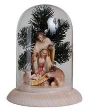 Crèche Dans Une Cloche En