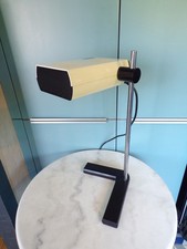 LAMPE VINTAGE SAMP FRANCE Manade-JR TALOPP-DESIGN 60 70 80-Blanc cassé