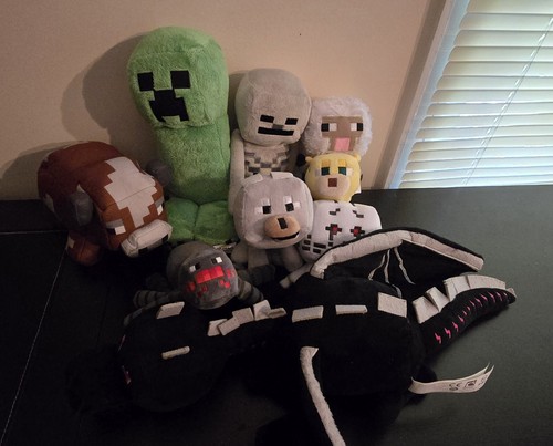 Lot minecraft plush - of,