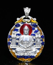 Ancien Tibet Bronze Argent
