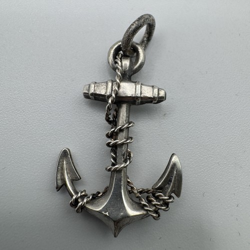 Pendentif ancien ancre - ,