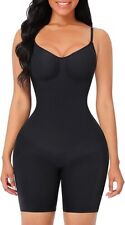 Body Gainant Ventre Plat Sculptant Sans Couture, Noir et Beige. S à XL