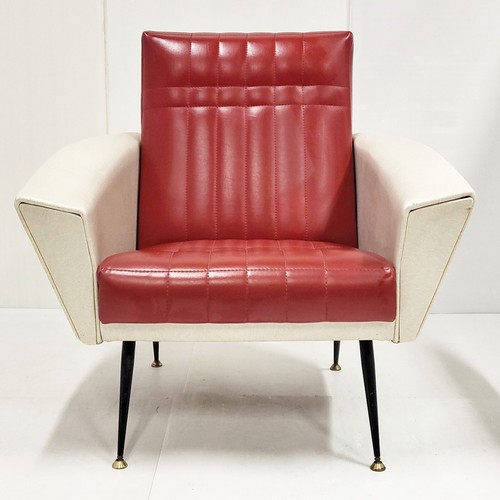 Fauteuil vintage 1950 francais - vintage,