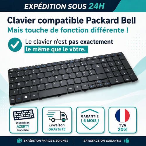 Clavier compatible packard - compatible,