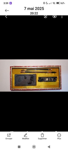 Coffret calligraphie - de,