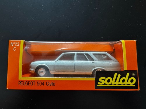 Solido 43e peugeot - solido, 504