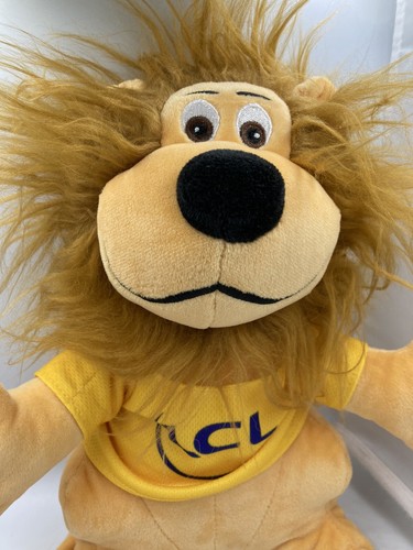 Peluche lion mascotte lcl - peluche,