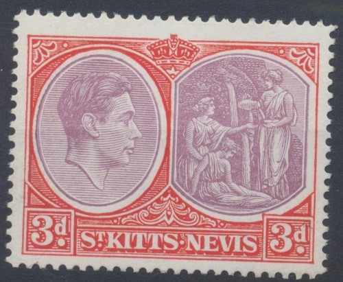 Kitts nevis stamps 1950 3d - nevis,