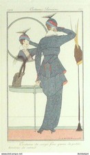 Gravure Mode Costume Parisien