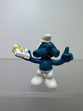 Figurine schtroumpfs livre couverture marron 20059