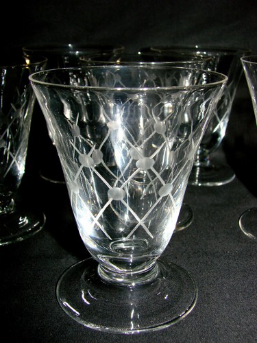 Ancien verre art deco - , 8