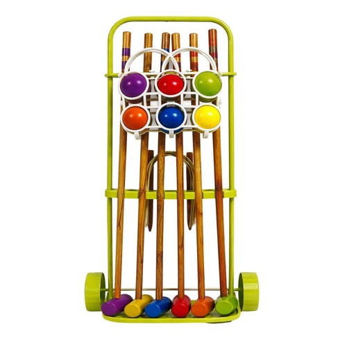 Jeu croquet complet bois - de,