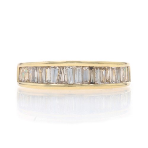 Jaune diamant bande 14k - or,