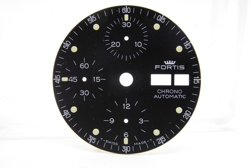 Cadran noir automatique fortis - cadran,
