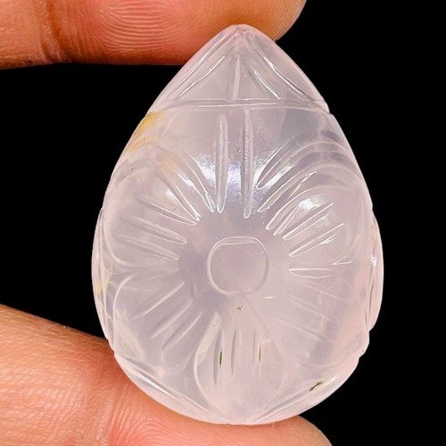 Naturel rose quartz 36x26mm - rose,