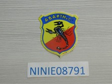 AUTOCOLLANT ABARTH & C STICKER scorpion Scorpio