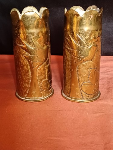 Lot douilles obus 14 - lot, de