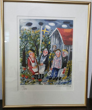 Lithographie signée Sven
