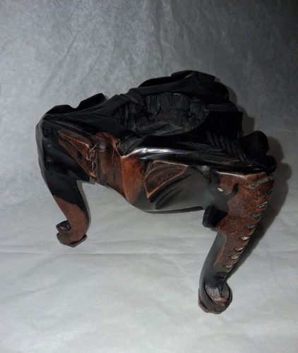 Cendrier bois sculpté - bois, –