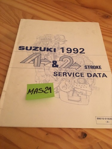 Suzuki 1992 manuel service