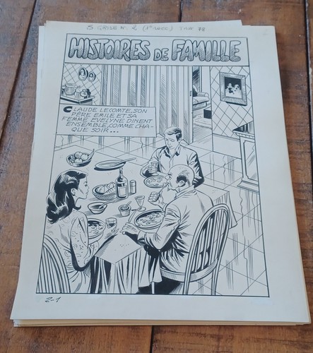 Planches originales - planches, bd