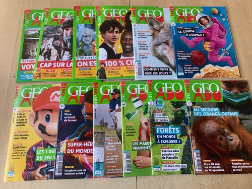 Lot magazines géo ado - géo,