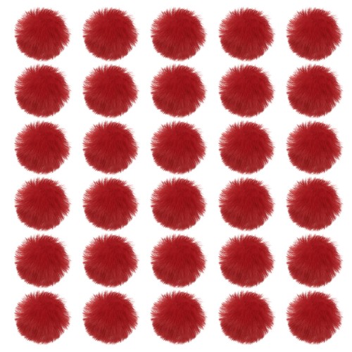 30pcs pompons doux fausse - doux, en