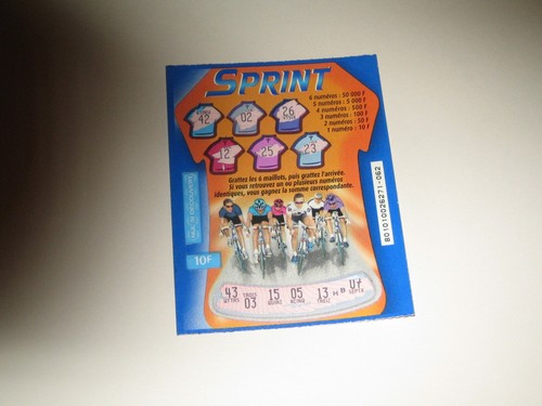 Ticket gratter fdj - , a