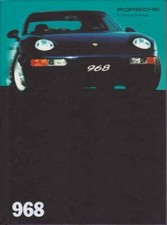 Catalogue Brochure Porsche 968 / Cabriolet / CS 08/1993 Allemagne / Deutschland