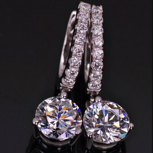 00ct coupe ronde moissanite - coupe,