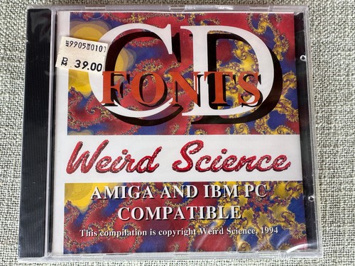 Weird science fonts - weird,