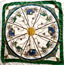 Foulard en soie vintage